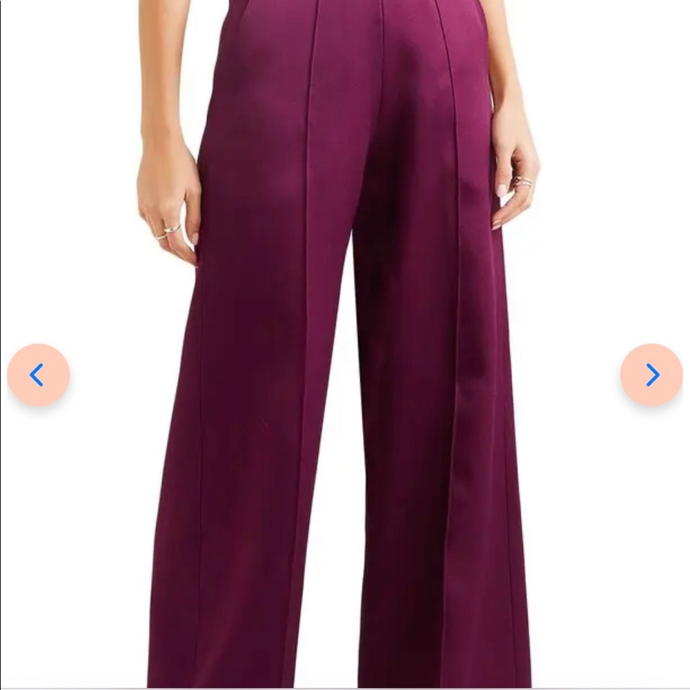 NEW Satin Wide Leg Pant